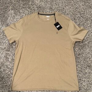 DKNY Men's Short Sleeve Crew Tee in Beige